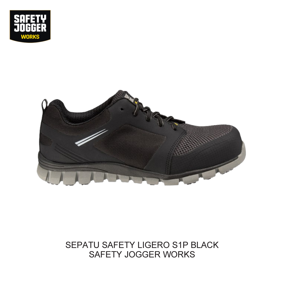 SEPATU SAFETY LIGERO S1P BLACK