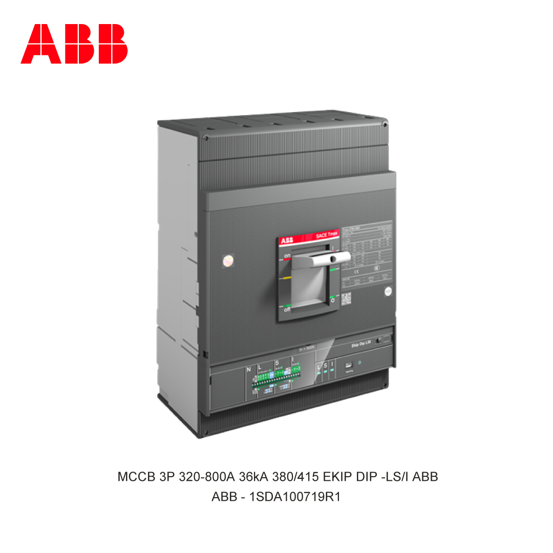 MCCB 3P 320-800A 36kA 380/415 EKIP DIP -LS/I ABB