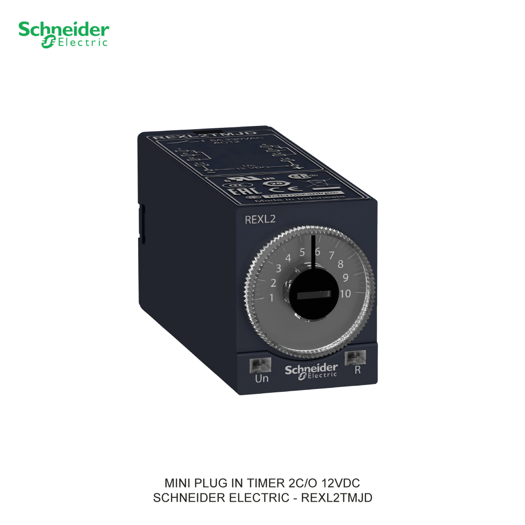 MINI PLUG IN TIMER 2C/O 12VDC SCHNEIDER ELECTRIC