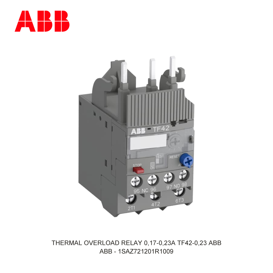 RELAY THERMAL BEBAN LEBIH 0,17-0,23A TF42-0,23 ABB