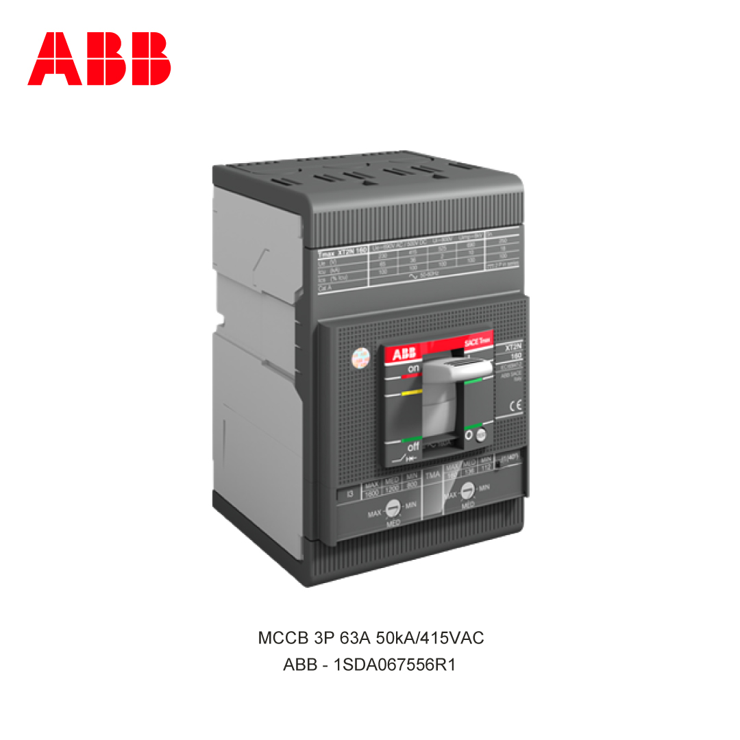MCCB 3P 63A 50kA/415VAC