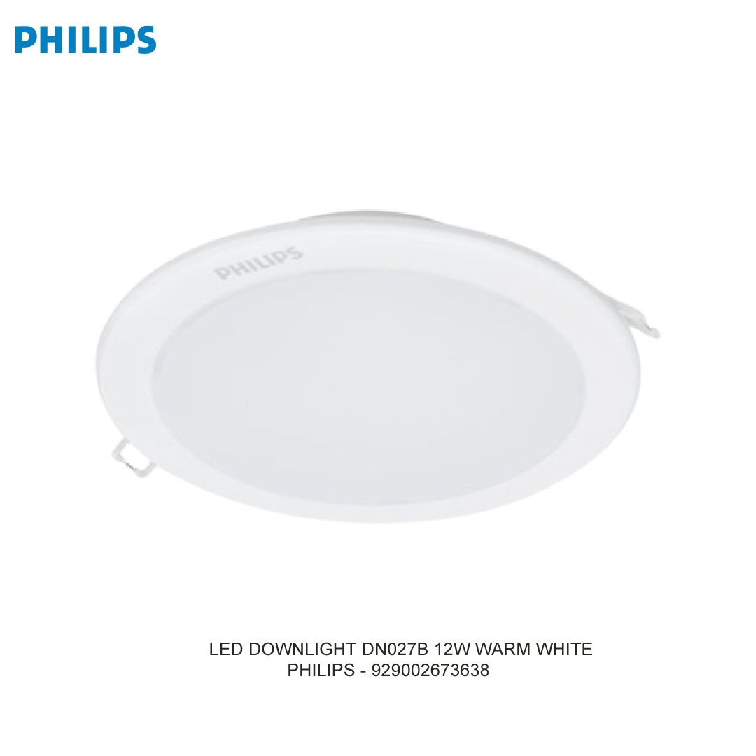 PHILIPS LAMPU DOWNLIGHT DN027B 12W WARM WHITE