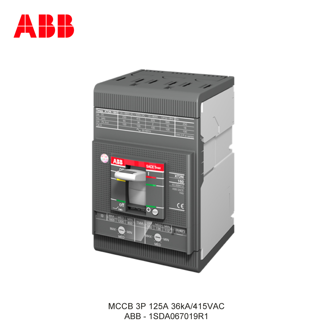 MCCB 3P 125A 36kA/415VAC