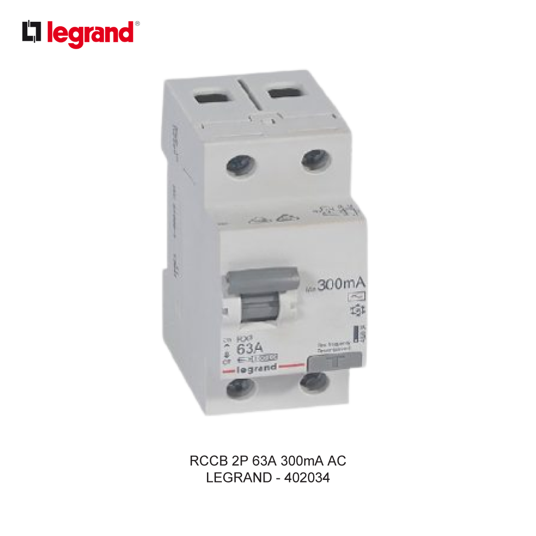 RCCB 2P 63A 300mA AC