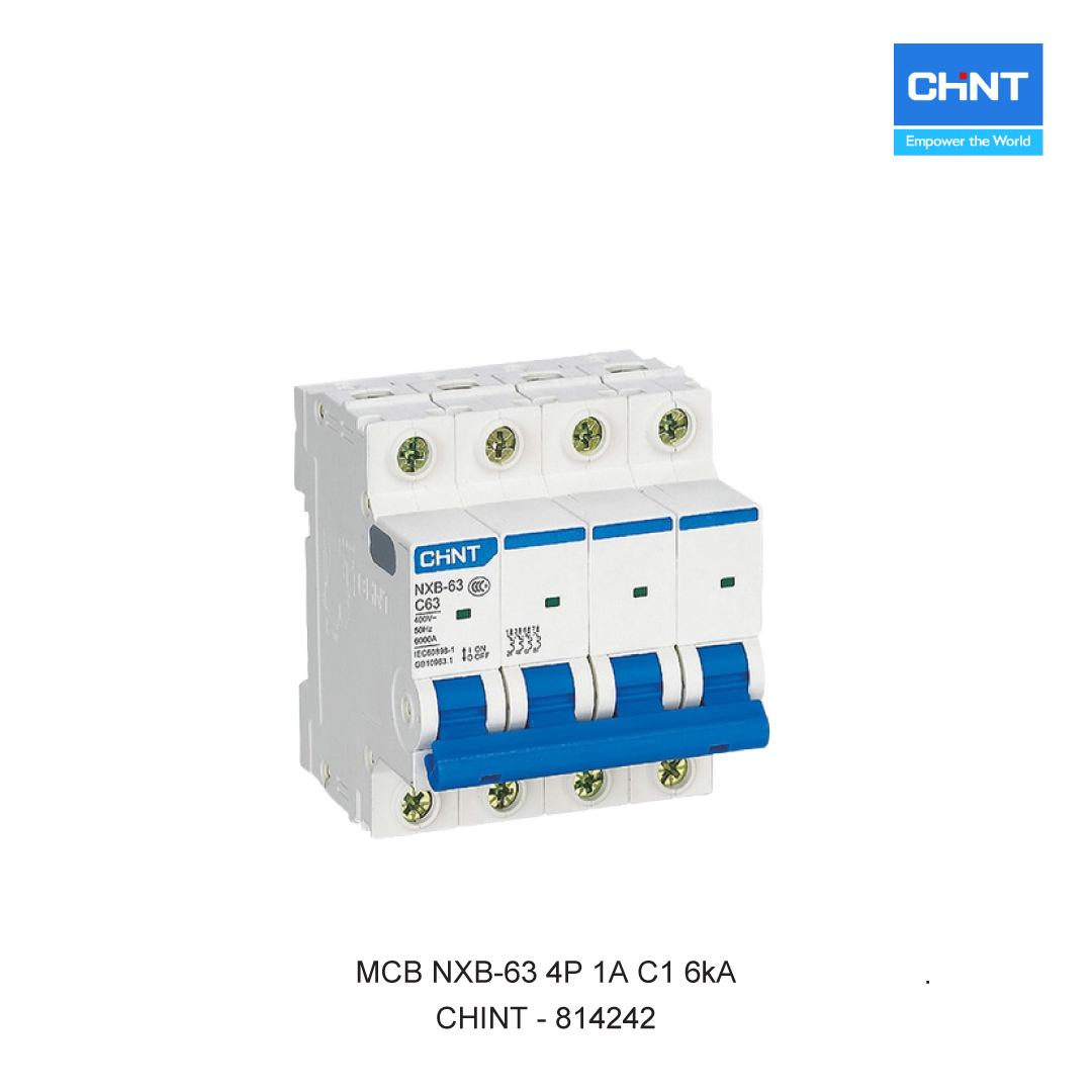 MCB NXB-63 4P 1A C1 6kA