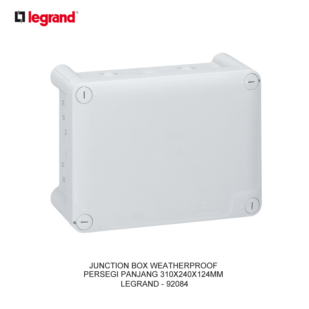 JUNCTION BOX WEATHERPROOF PERSEGI PANJANG 310X240X124MM