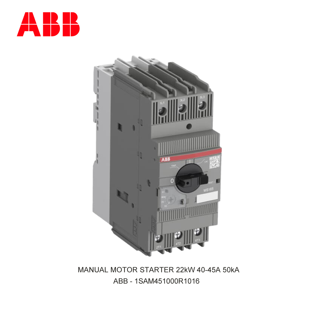 MANUAL MOTOR STARTER 22kW 40-45A 50kA