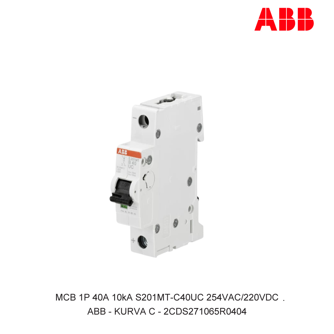 MCB 1P 40A 10kA CURVA C