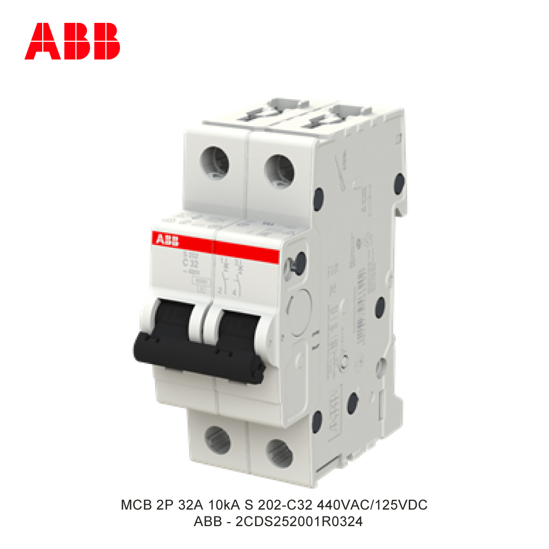 MCB 2P 32A 6kA/10kA CURVA C