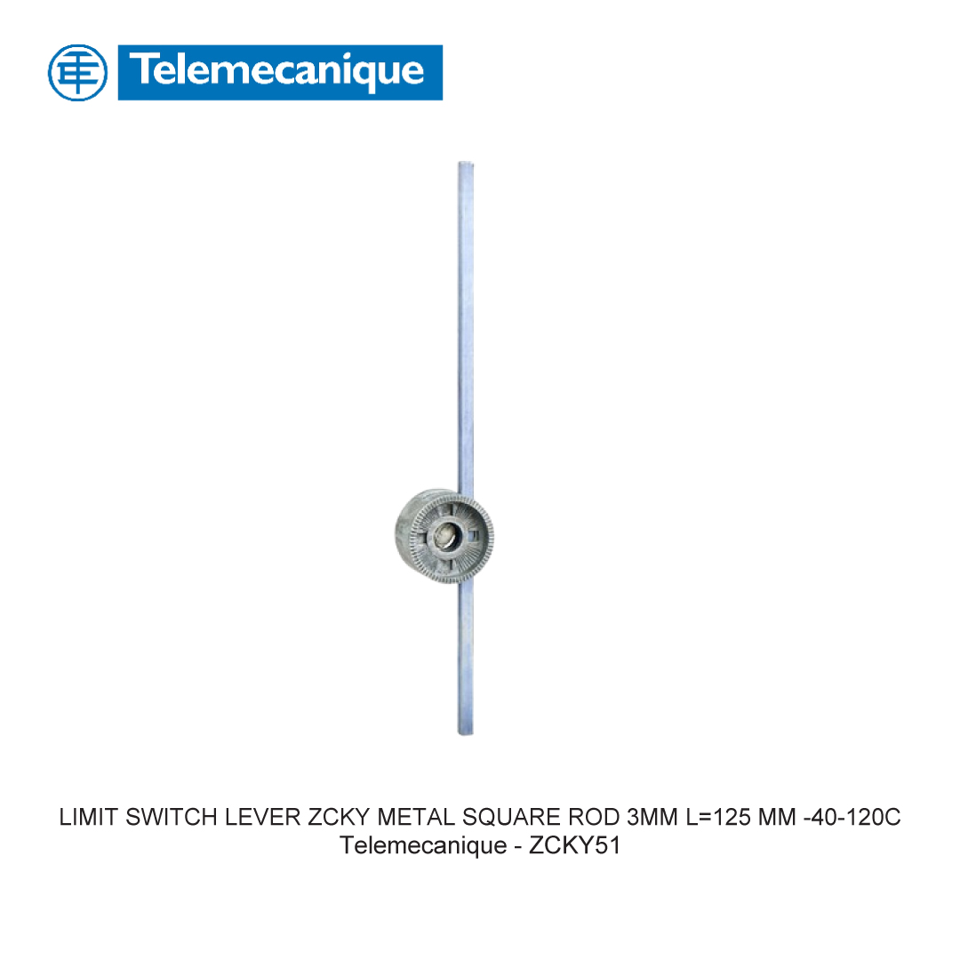 LIMIT SWITCH LEVER ZCKY METAL SQUARE ROD 3MM L=125 MM -40-120C