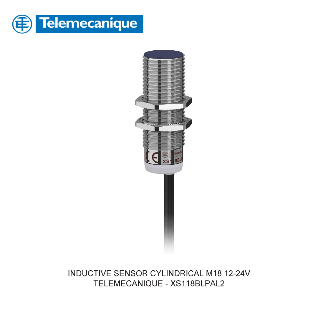 INDUCTIVE SENSOR CYLINDRICAL M18 12-24V