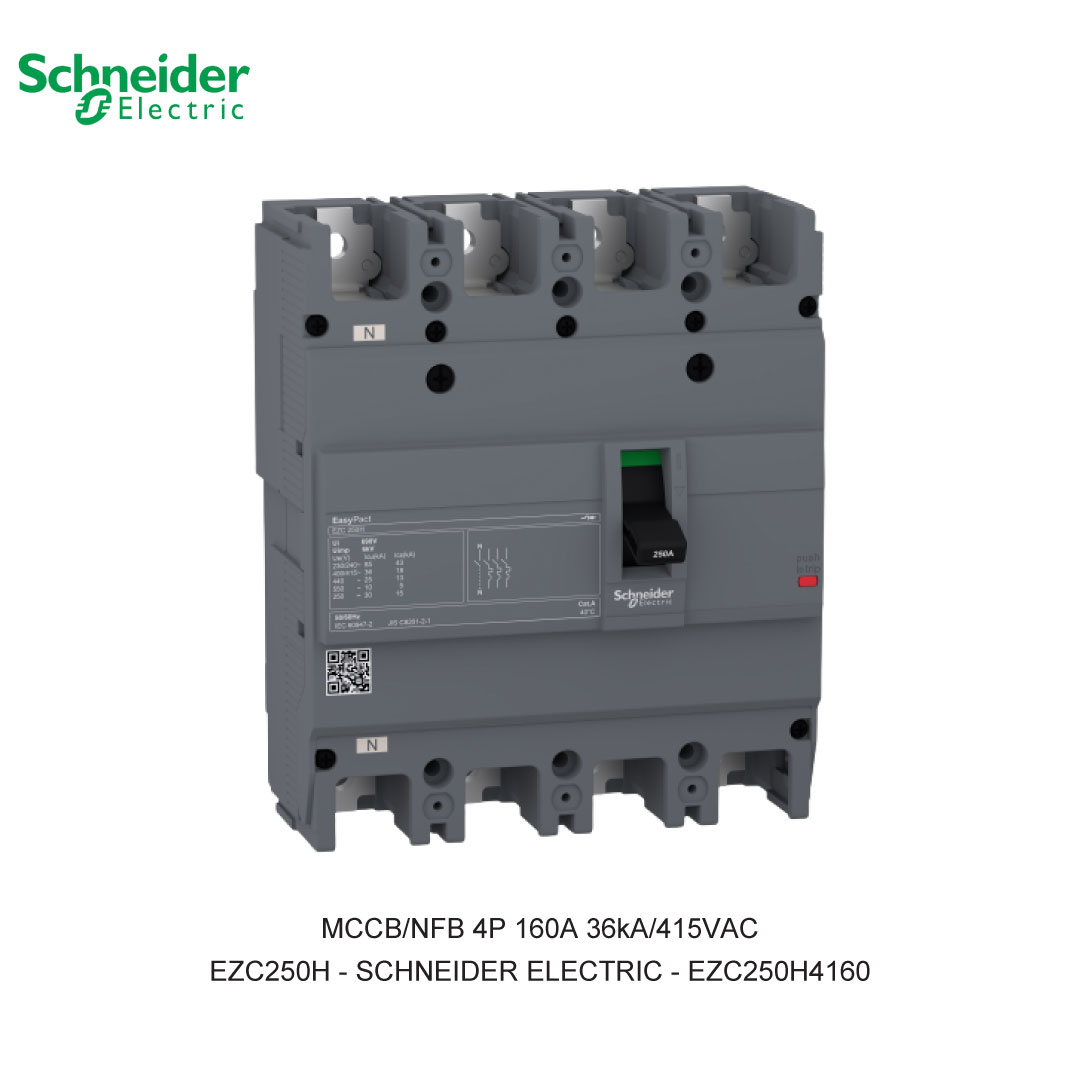 MCCB/NFB 4P 160A 36KA/415VAC
