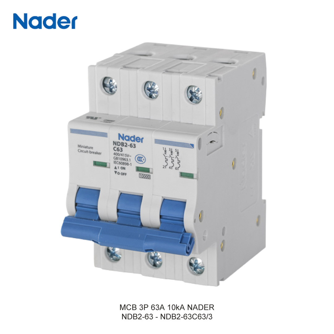 MCB 3P 63A 10kA