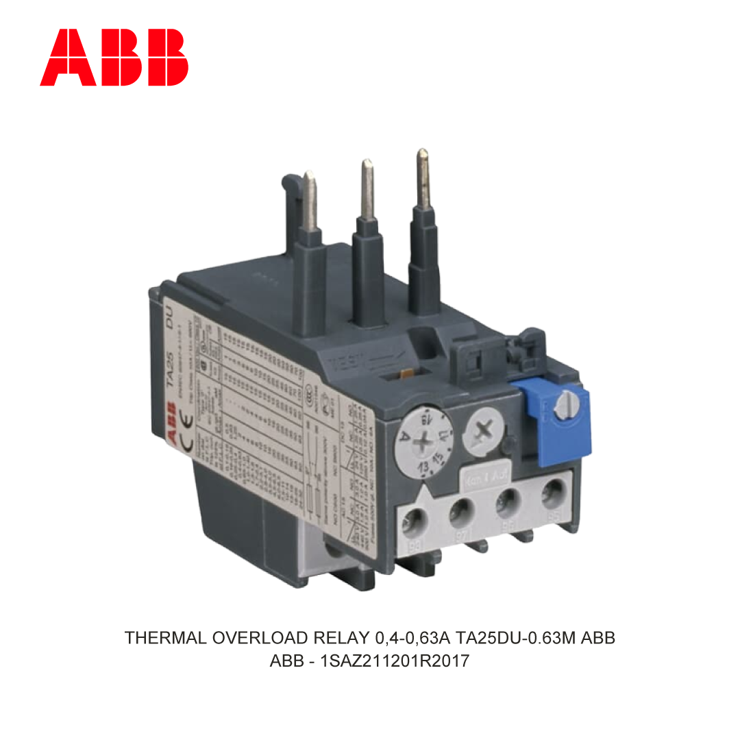 RELAY THERMAL BEBAN LEBIH 0,4-0,63A TA25DU-0.63M ABB