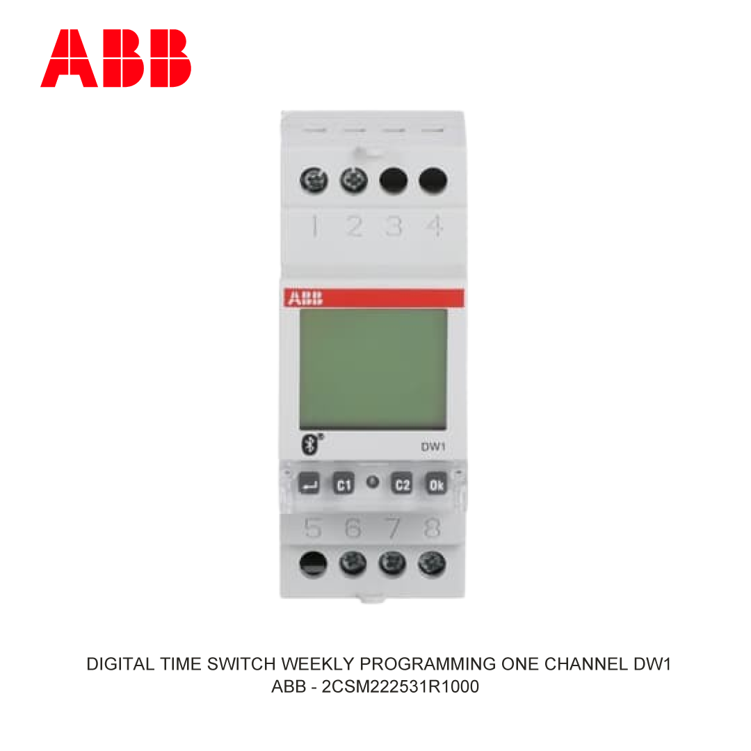 DIGITAL TIME SWITCH WEEKLY PROGRAMMING ONE CHANNEL DW1