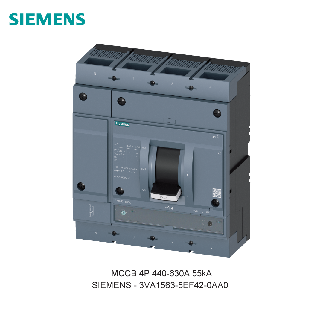 MCCB 4P 440-630A 55kA