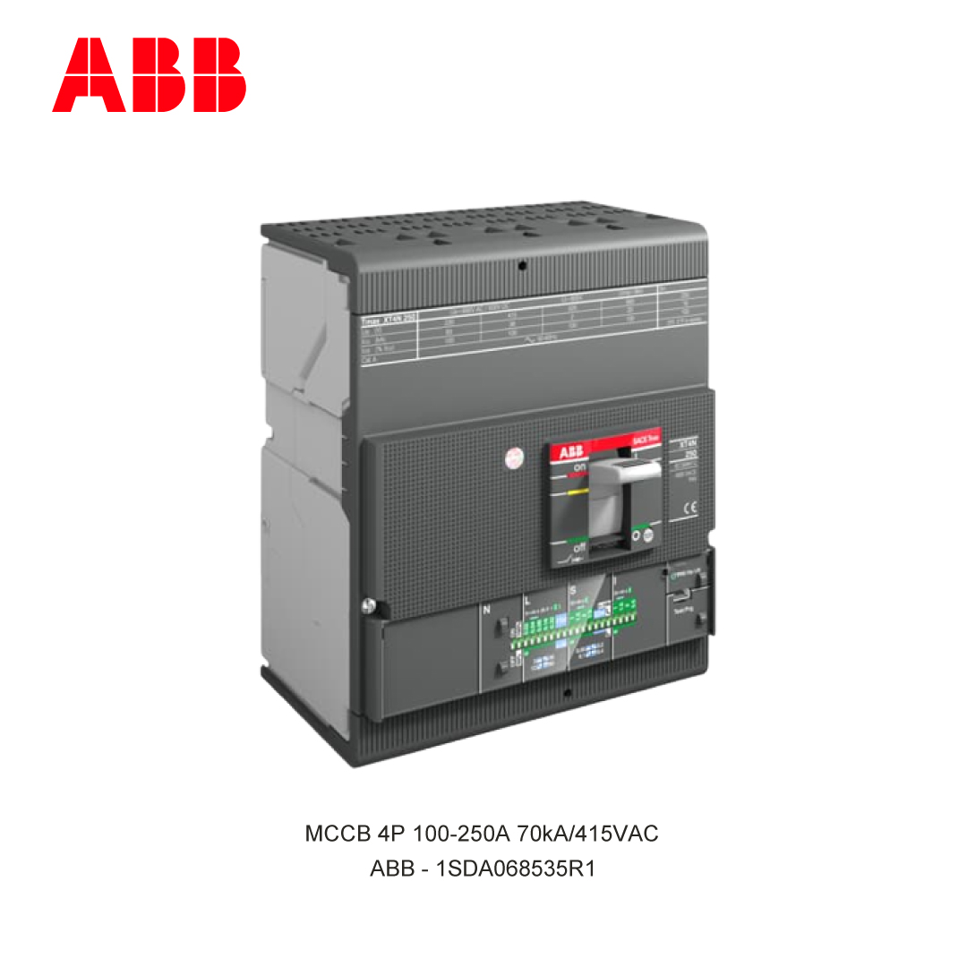 MCCB 4P 100-250A 70kA/415VAC