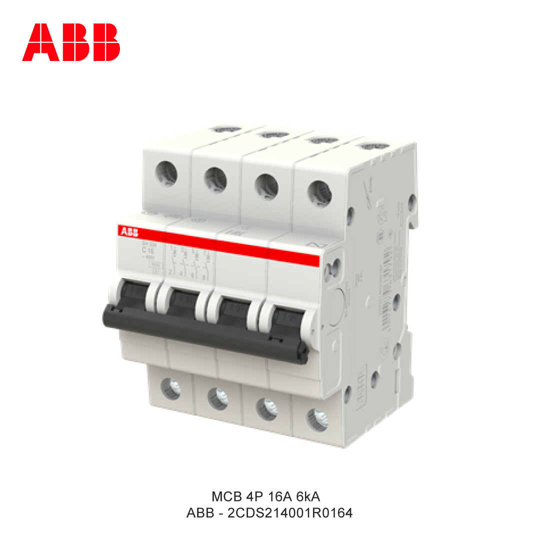 MCB 4P 16A 6kA KURVA C