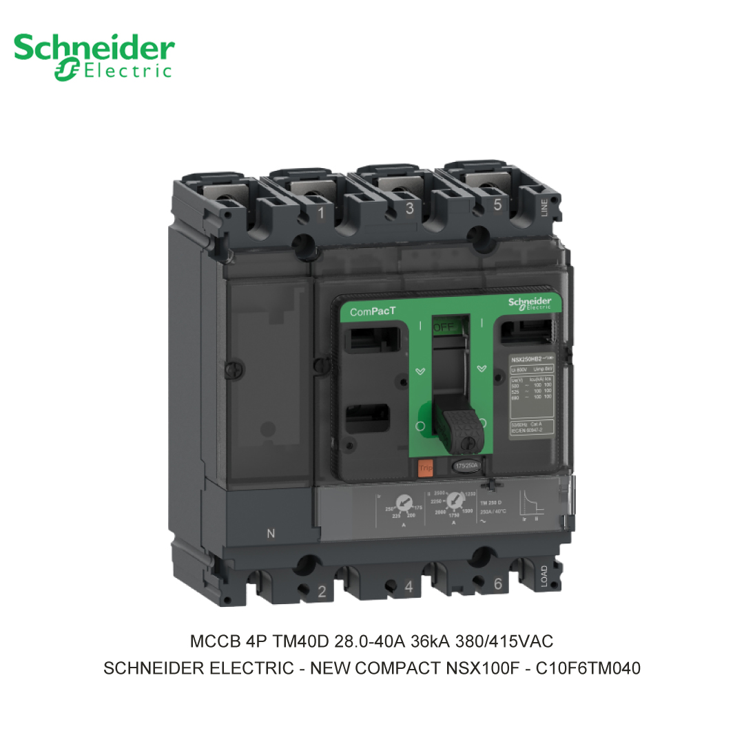 MCCB 4P TM40D 28.0-40A 36KA 380/415VAC