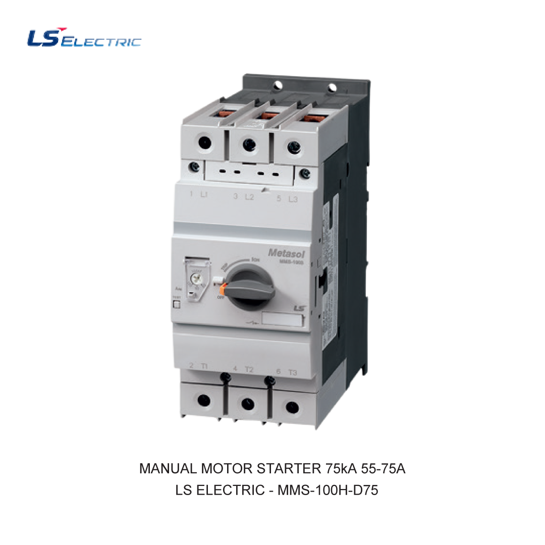 MANUAL MOTOR STARTER 75kA 55-75A