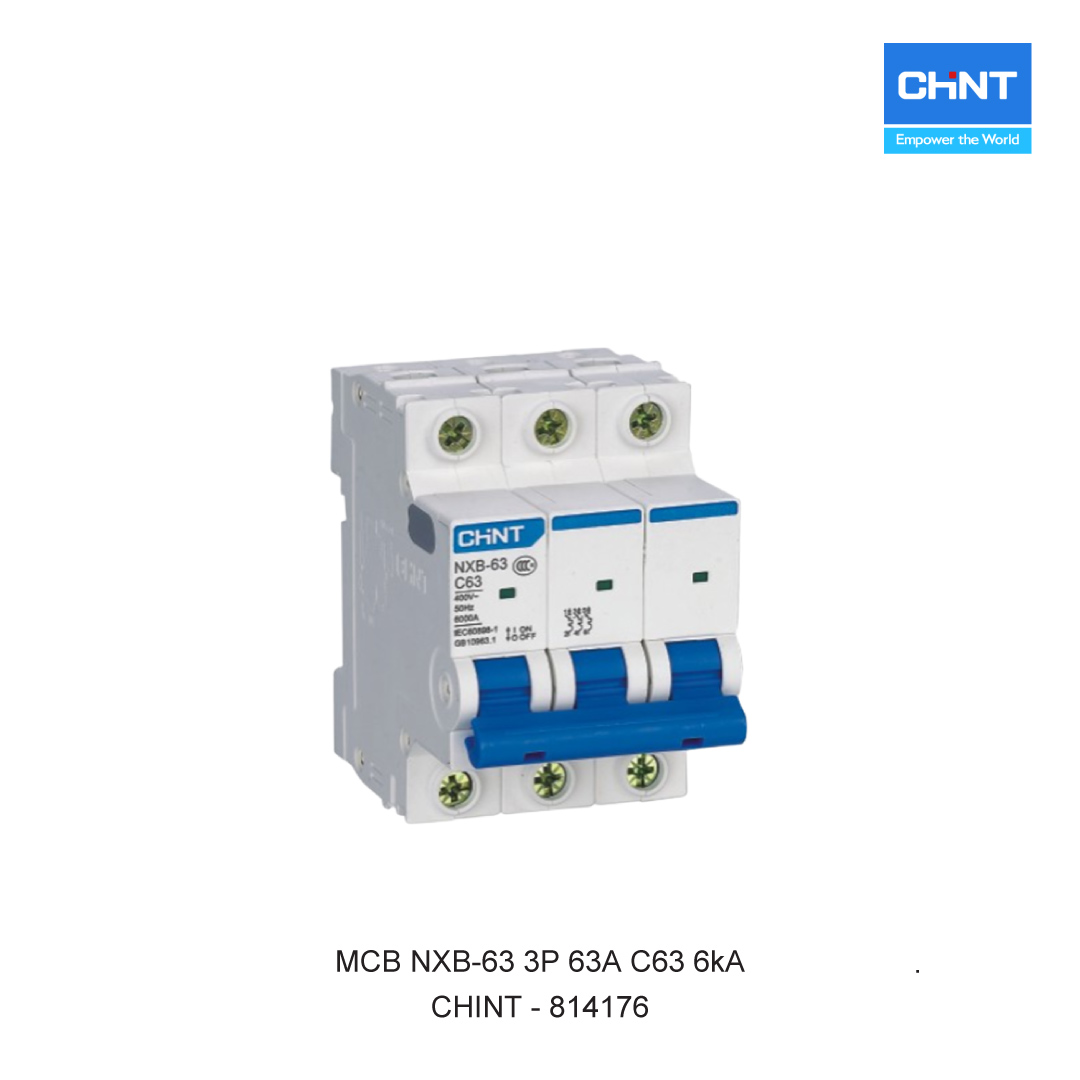 MCB NXB-63 3P 63A C63 6kA
