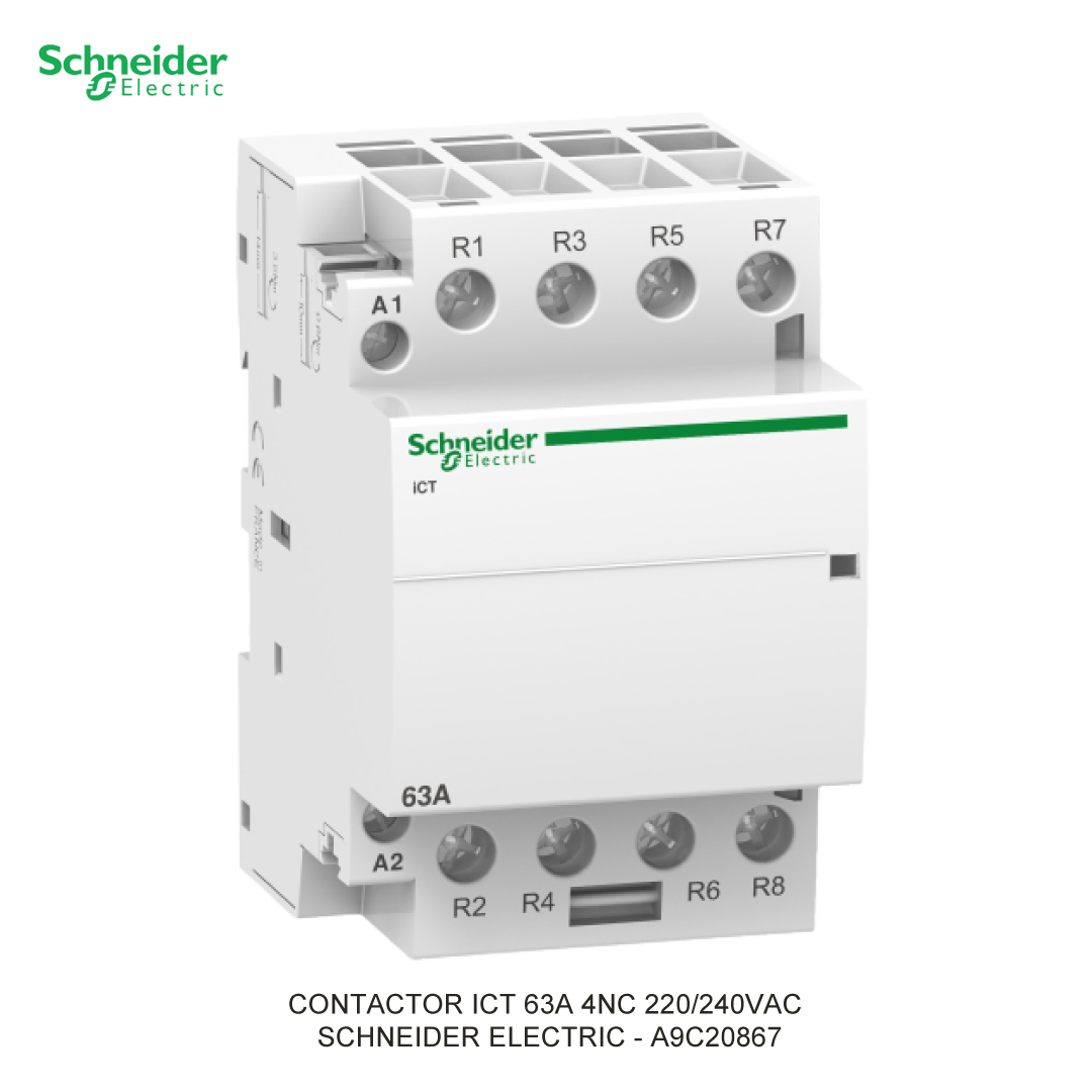 CONTACTOR ICT 63A 4NC 220/240VAC