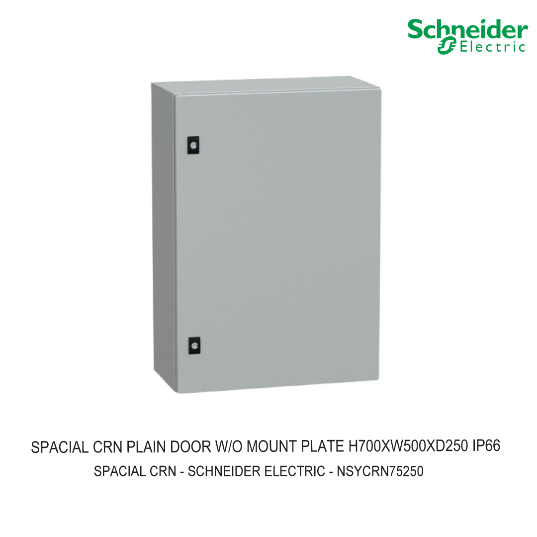SPACIAL CRN PLAIN DOOR W/O MOUNT PLATE H700XW500XD250 IP66 IK10 RAL7035