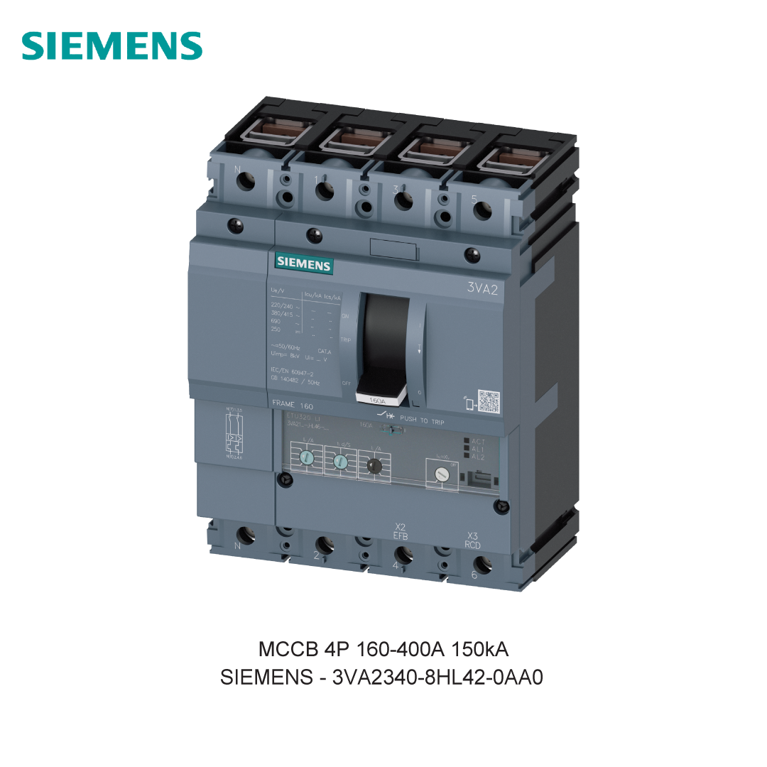 MCCB 4P 160-400A 150kA