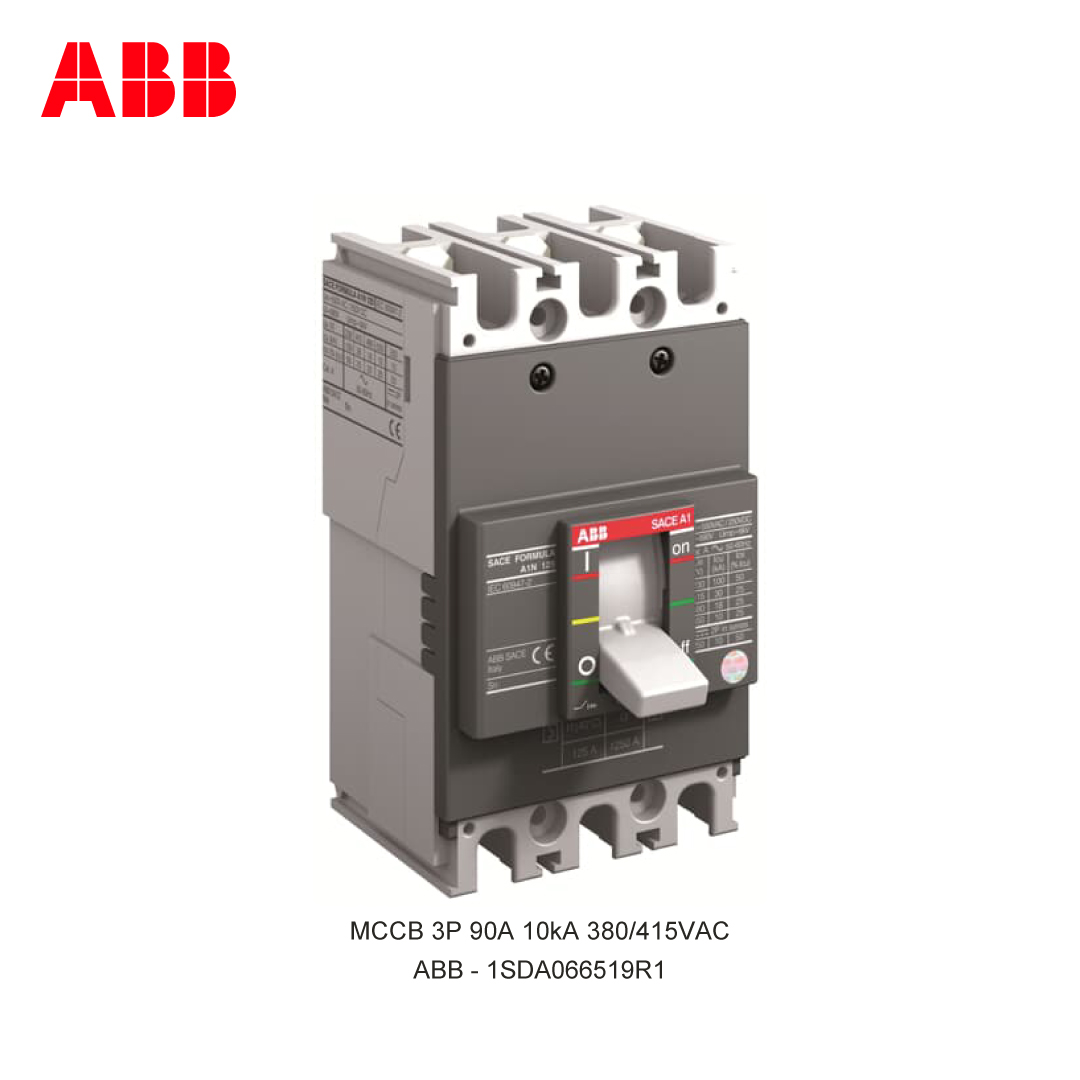 MCCB 3P 90A 10kA 380/415VAC