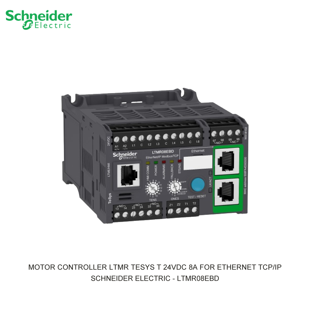 MOTOR CONTROLLER LTMR TESYS T 24VDC 8A FOR ETHERNET TCP/IP