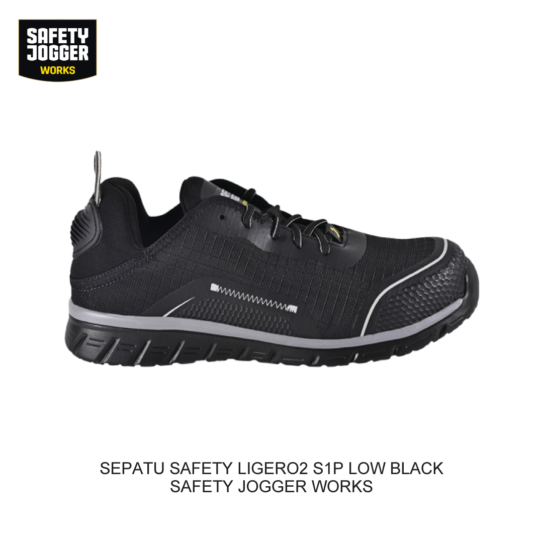SEPATU SAFETY LIGERO2 S1P LOW BLACK