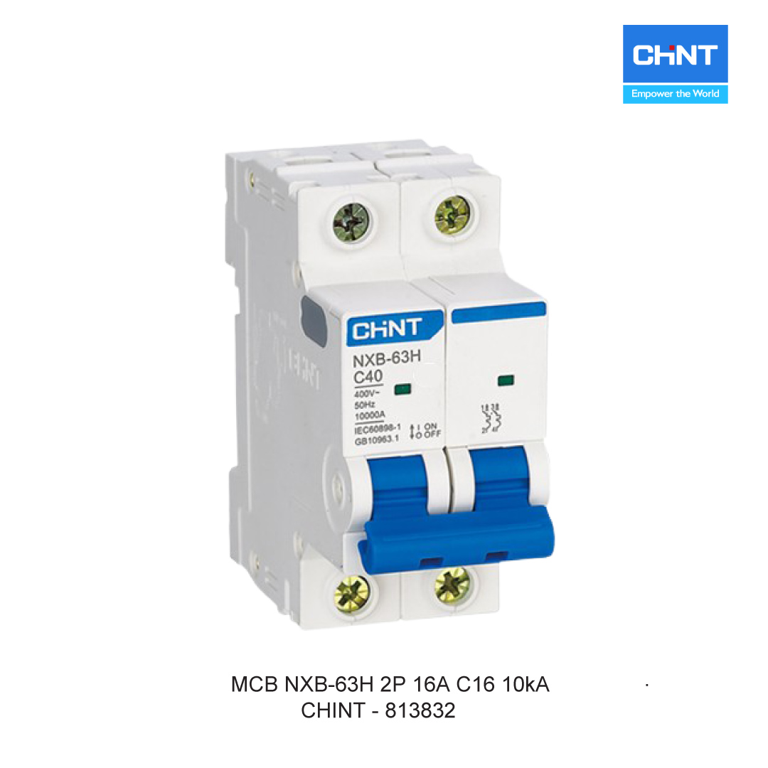 MCB NXB-63H 2P 16A C16 10kA