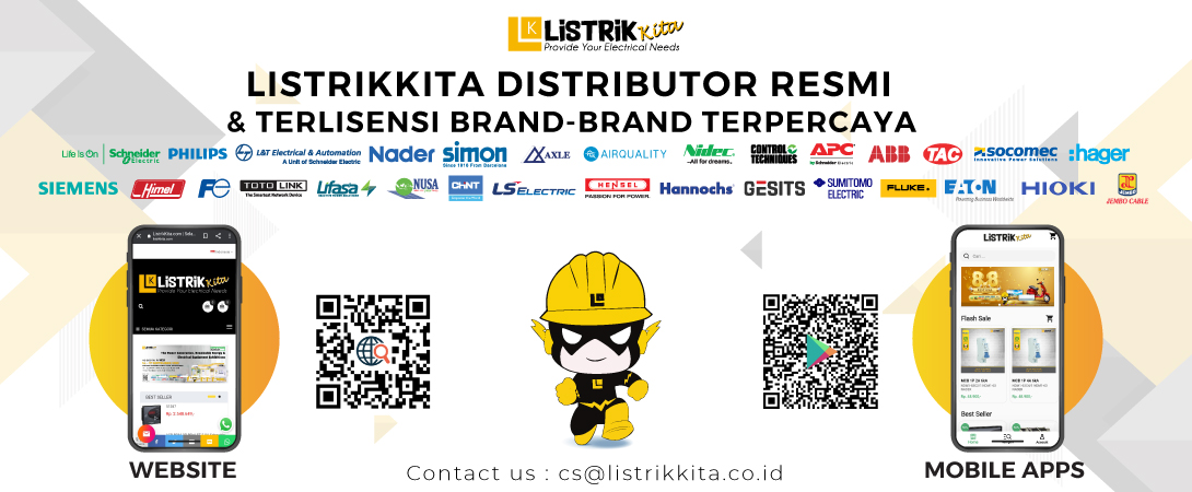 LISTRIKKITA DISTRIBUTOR RESMI & TERLISENSI BRAND BRAND TERPERCAYA