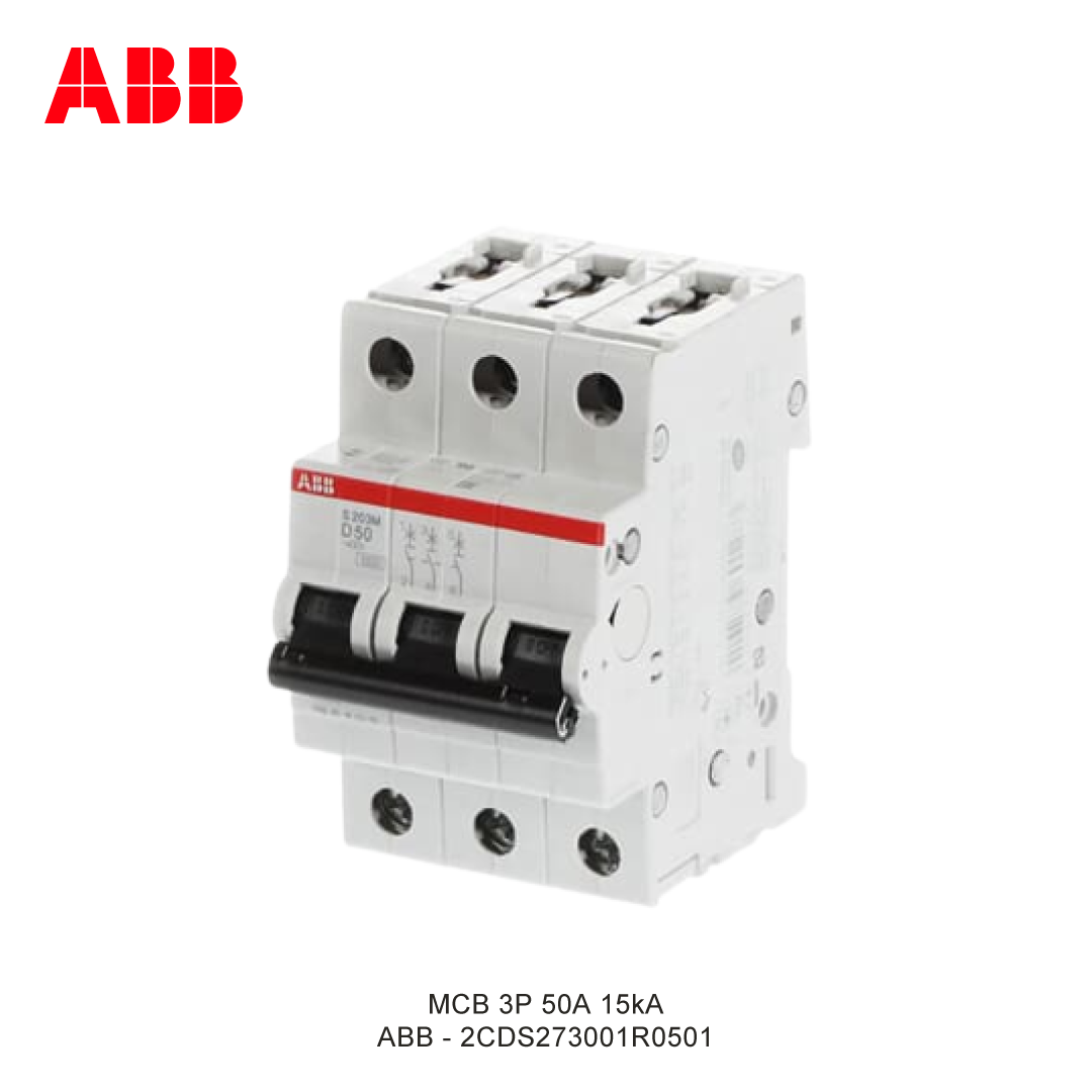 MCB 3P 50A 15kA CURVA D