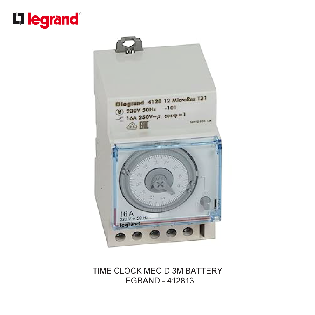 TIME CLOCK MEC D 3M BATTERY