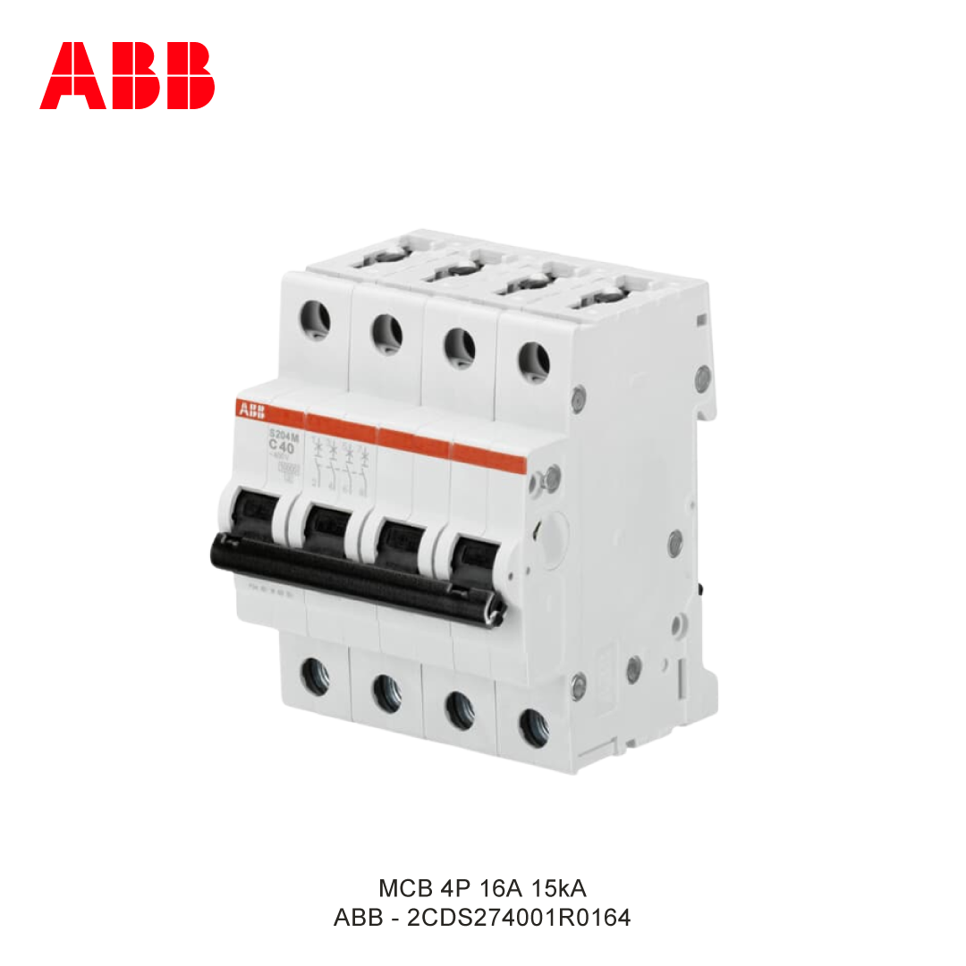 MCB 4P 16A 15kA KURVA C