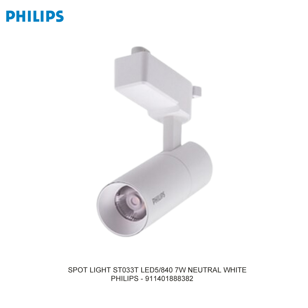 PHILIPS LAMPU SPOT ST033T LED5/840 7W NEUTRAL WHITE RUMAH LAMPU PUTIH