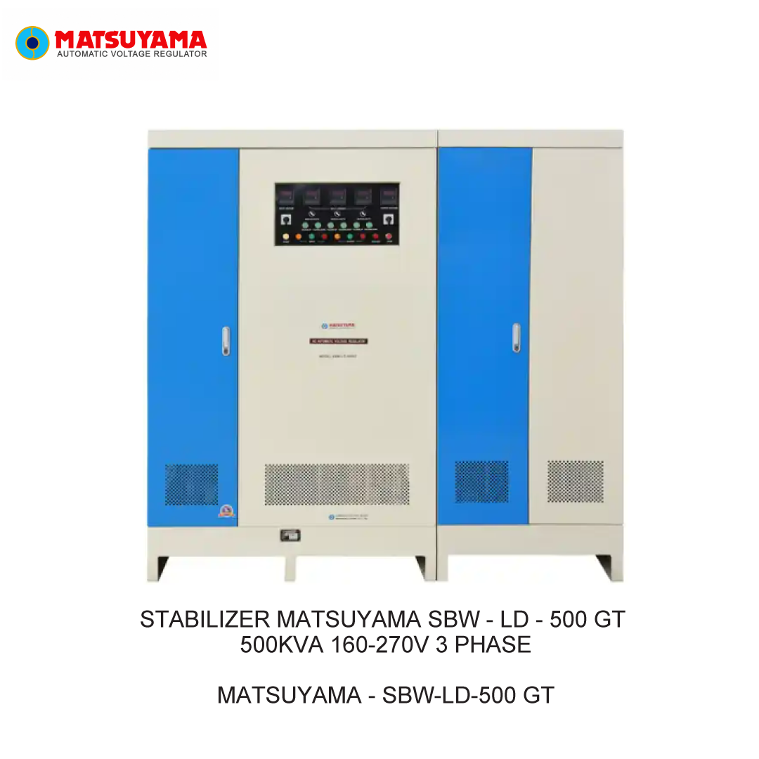 STABILIZER MATSUYAMA SBW - LD - 500 GT 500KVA 160-270V 3 PHASE