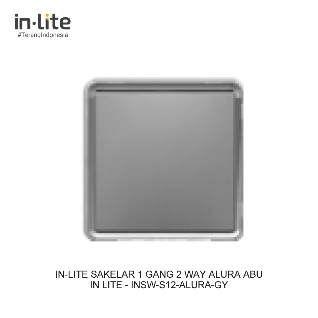 IN-LITE SAKELAR 1 GANG 2 WAY ALURA ABU