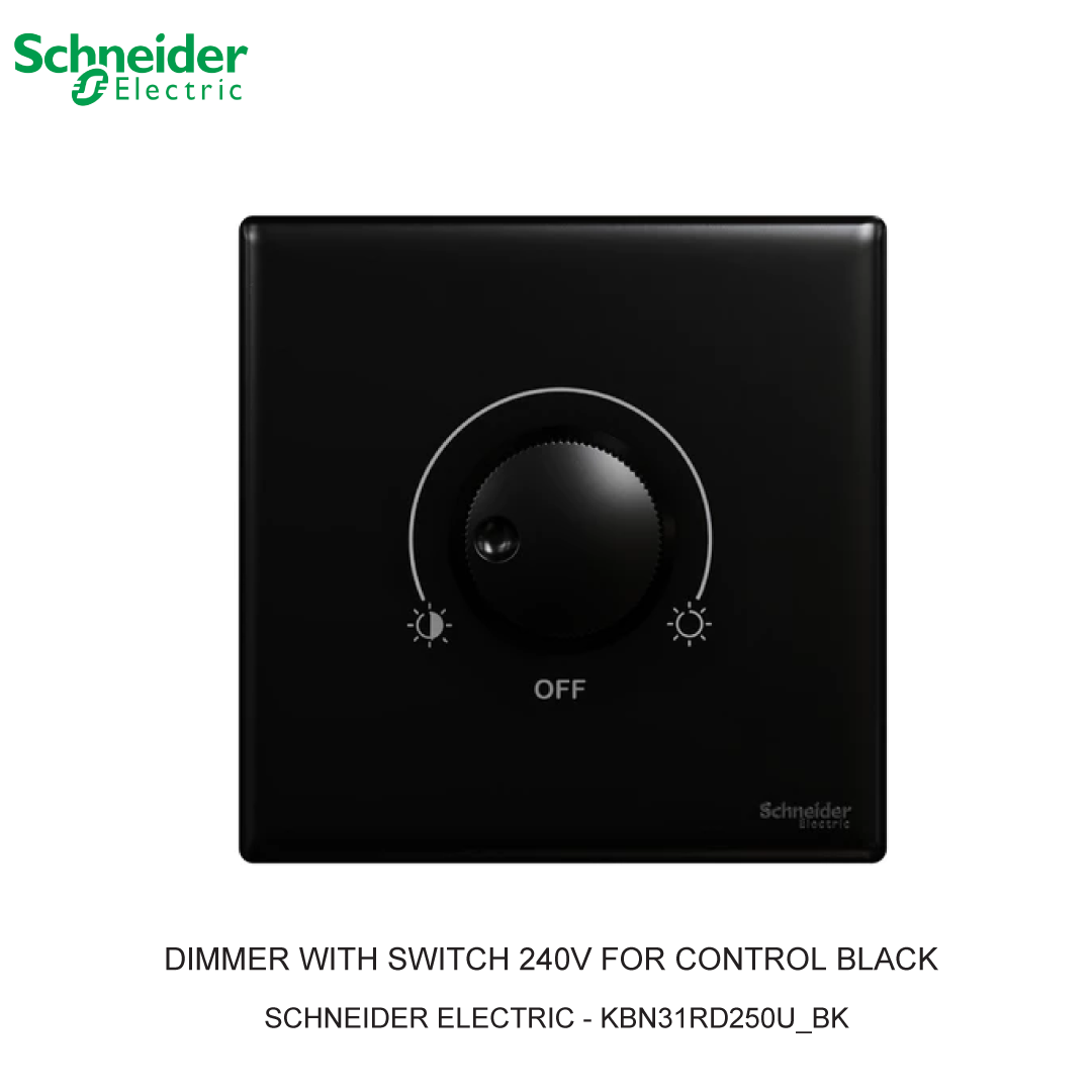 DIMMER WITH SWITCH 240V FOR CONTROL HITAM VIVACE E