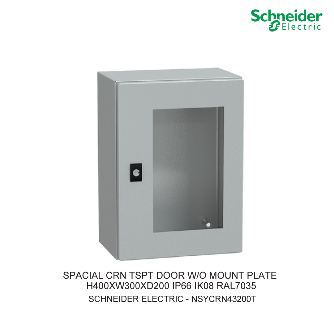 SPACIAL CRN TSPT DOOR W/O MOUNT PLATE H400XW300XD200 IP66 IK08 RAL7035