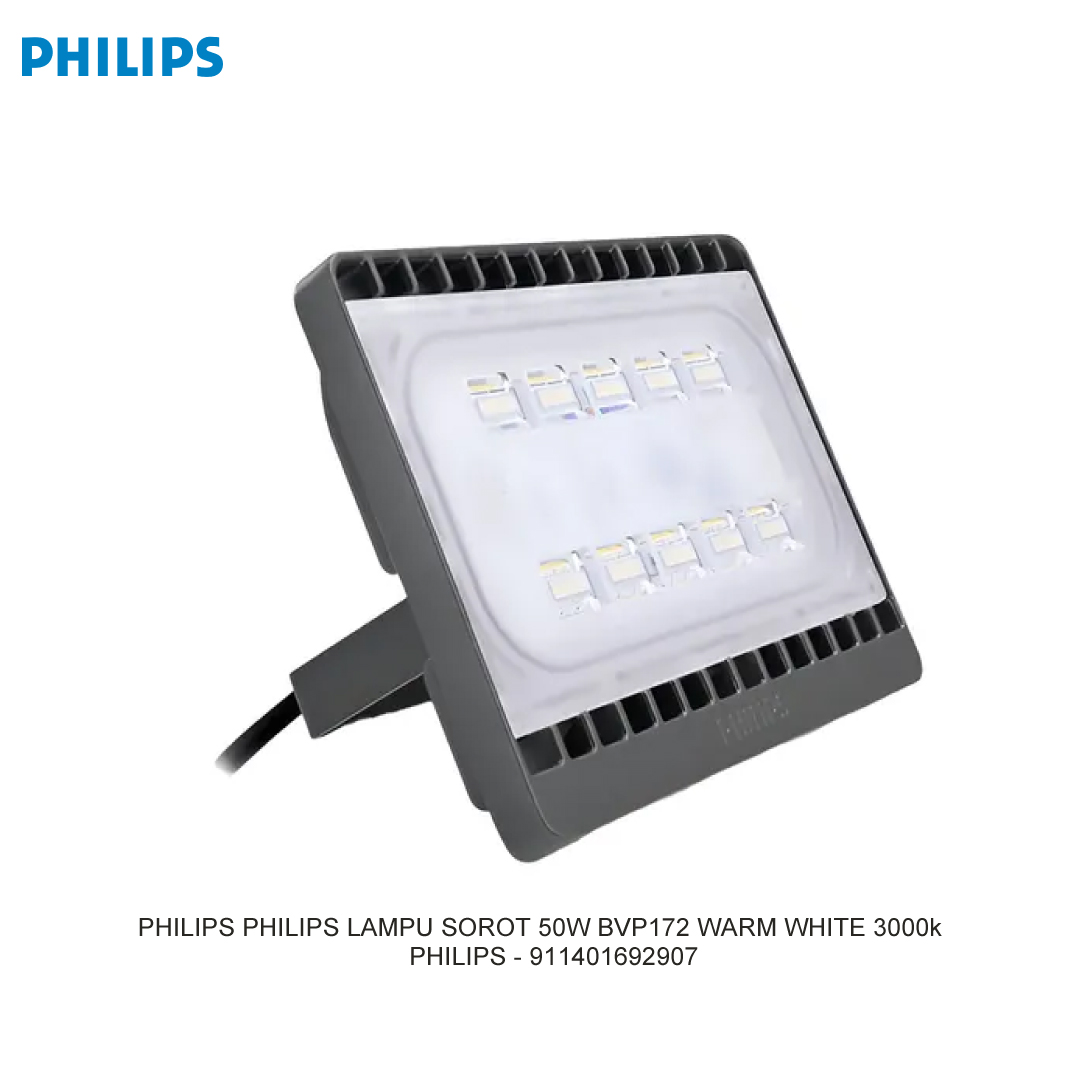 PHILIPS LAMPU SOROT 50W BVP172 WARM WHITE