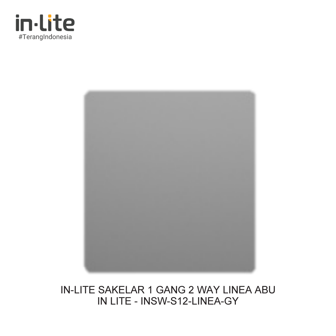 IN-LITE SAKELAR 1 GANG 2 WAY LINEA ABU