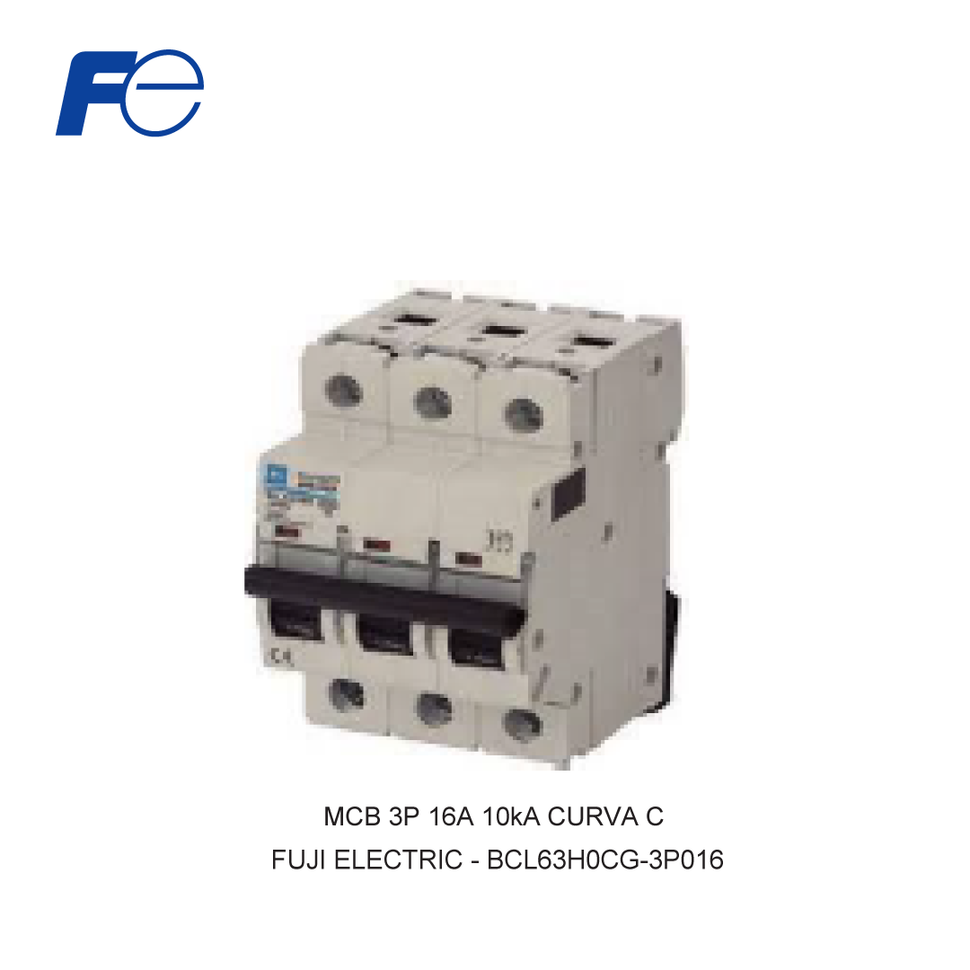 MCB 3P 16A 10kA KURVA C