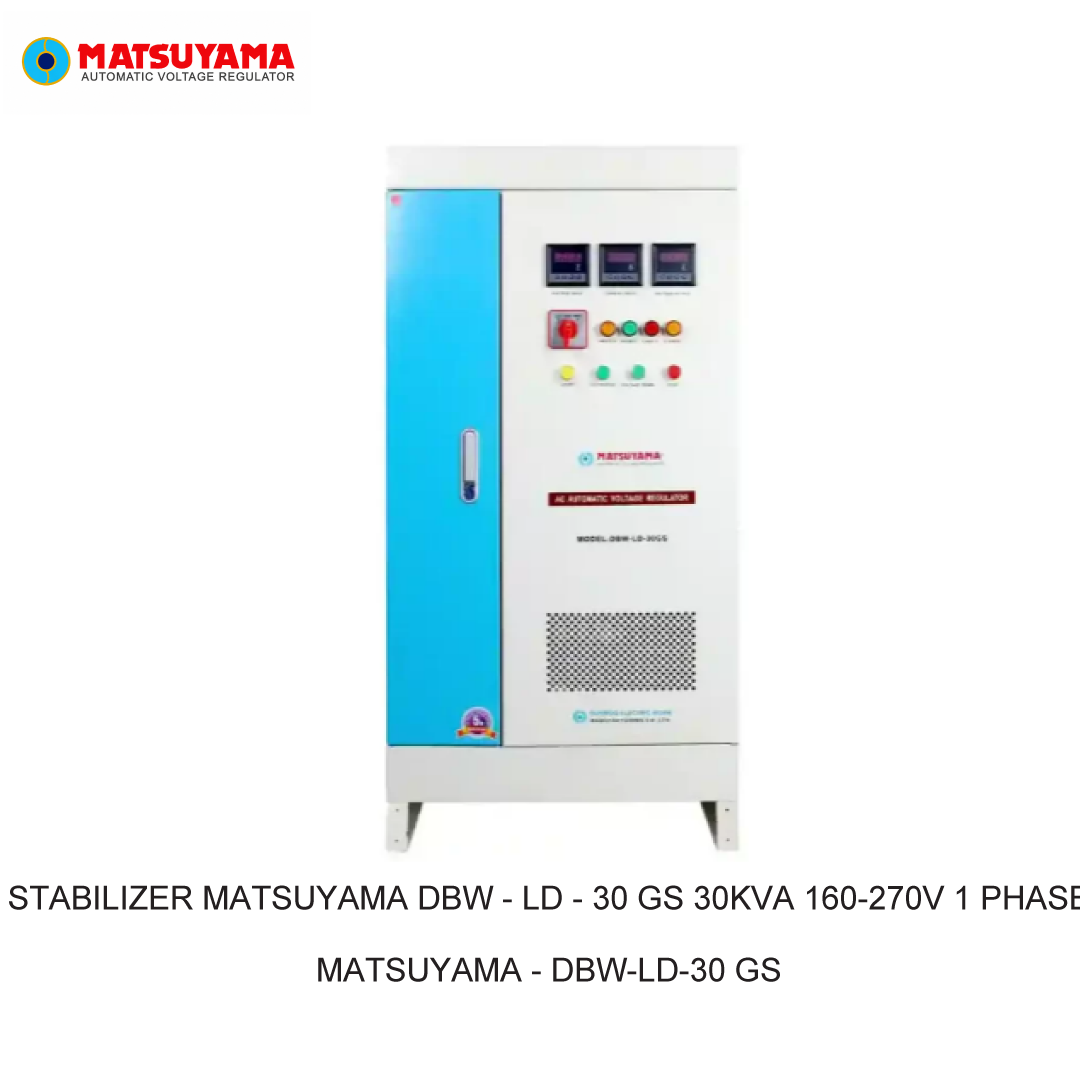 STABILIZER MATSUYAMA DBW - LD - 30 GS 30KVA 160-270V 1 PHASE