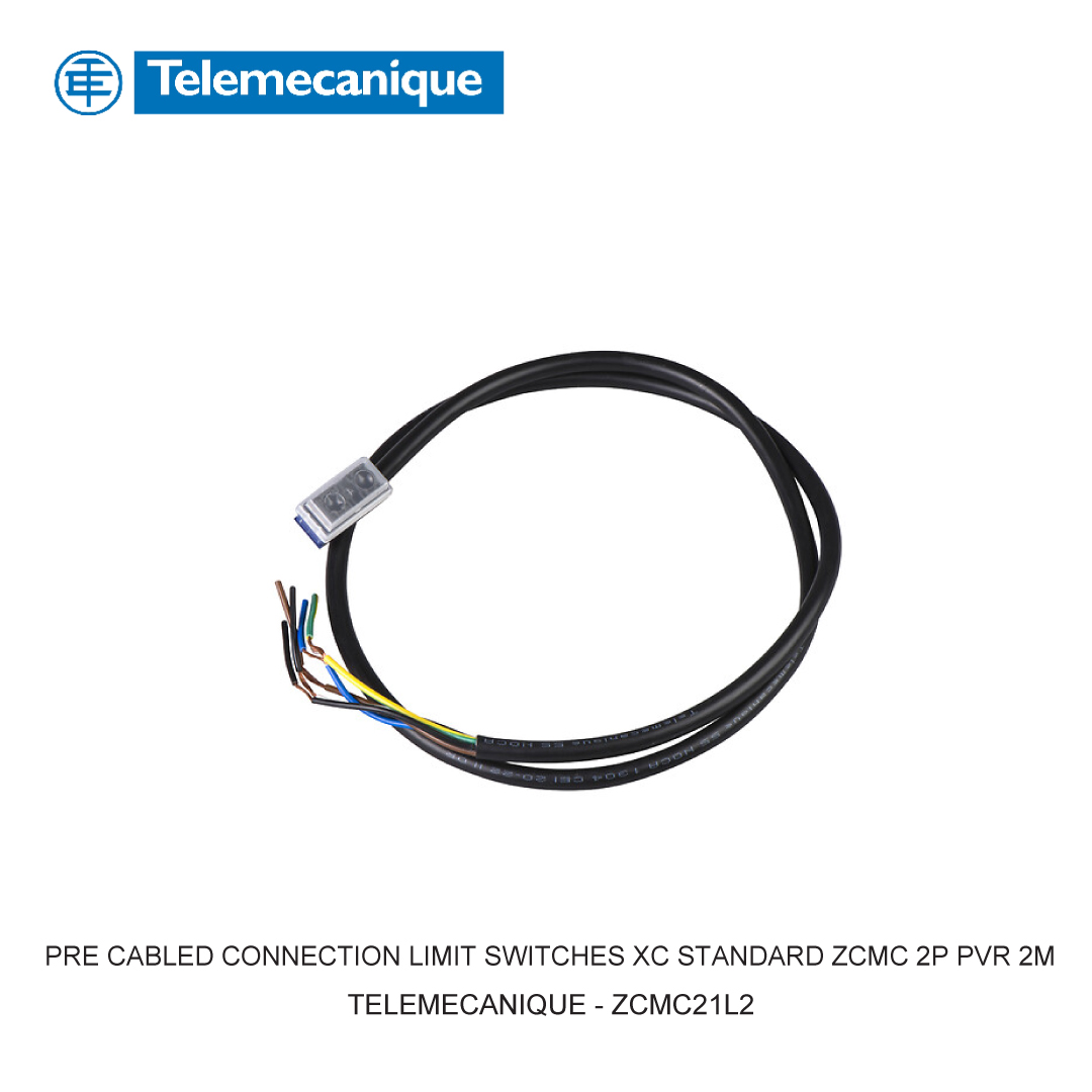 PRE CABLED CONNECTION LIMIT SWITCHES XC STANDARD ZCMC 2P PVR 2M