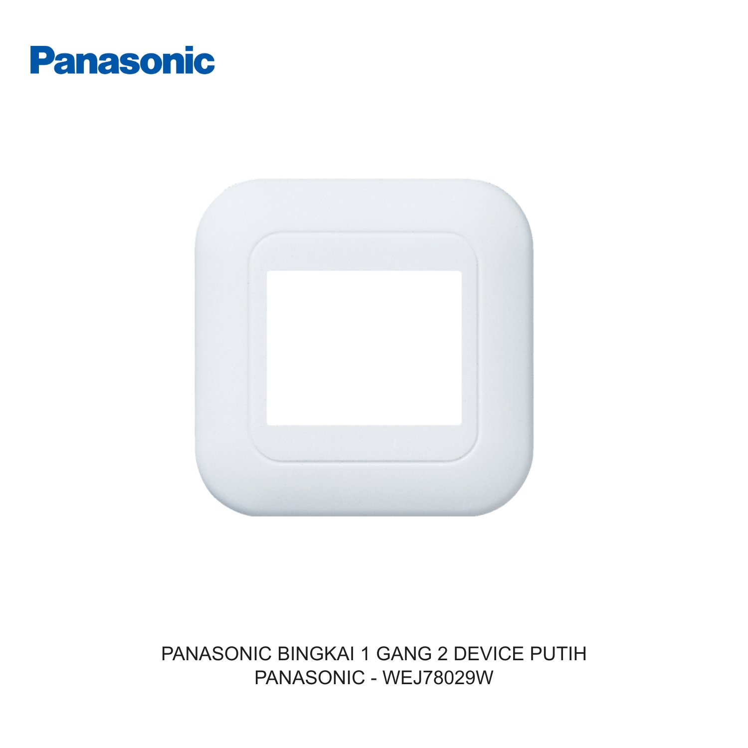 PANASONIC FRAME 1 GANG 2 DEVICE WHITE