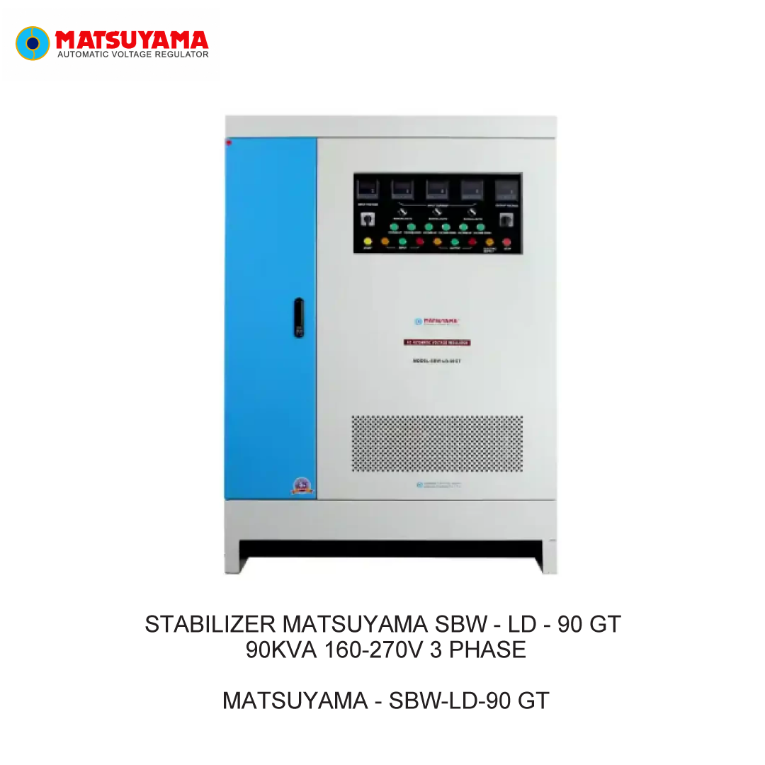 STABILIZER MATSUYAMA SBW - LD - 90 GT 90KVA 160-270V 3 PHASE