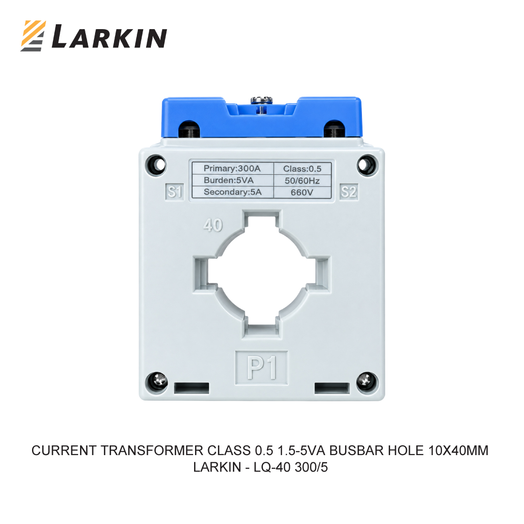 LARKIN CURRENT TRANSFORMER CLASS 0.5 1.5-5VA BUSBAR HOLE 10X40MM