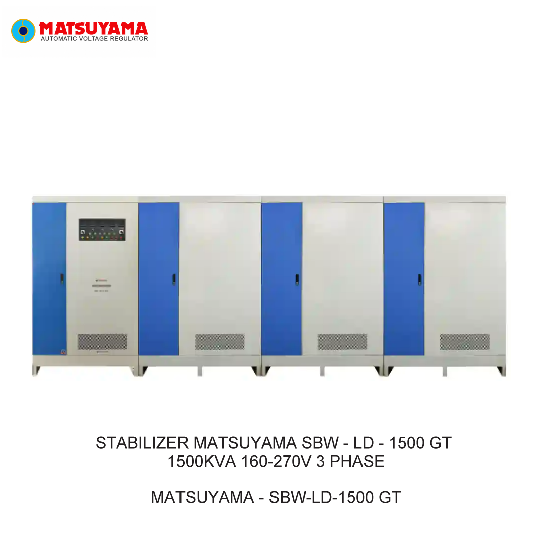STABILIZER MATSUYAMA SBW - LD - 1500 GT 1500KVA 160-270V 3 PHASE
